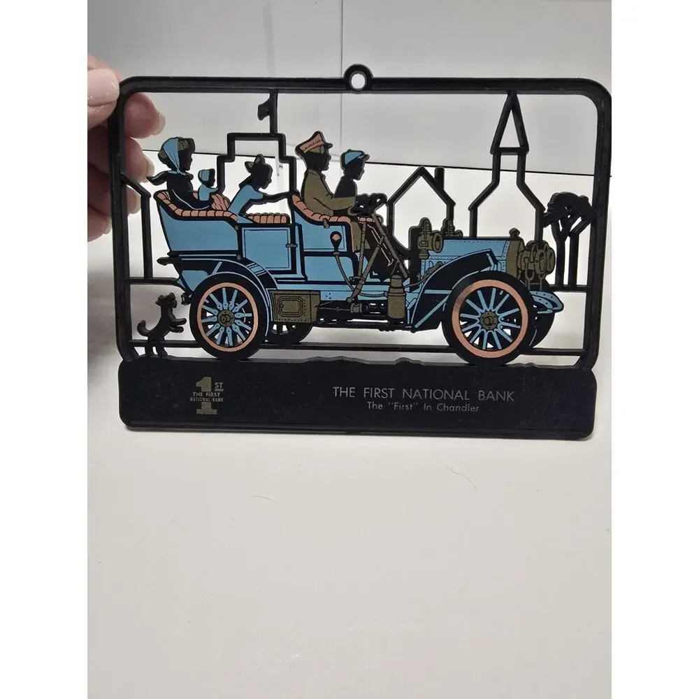 Vintage Calendar Topper Advertiser The First National Bank Vernon Co.